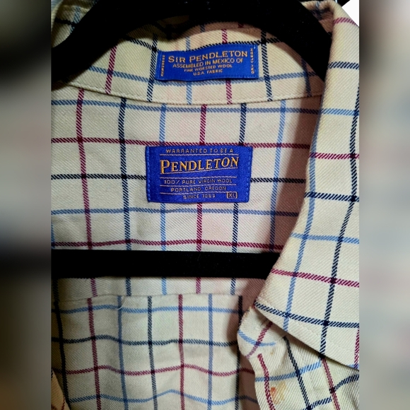 Pendleton Broadway Cloth Size Xl Multicolor Plaid Casual Button Up Shirt - Picture 2 of 5